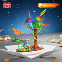 JMBricklayer Mechanical Hummingbird Building Set with LED Light 70011