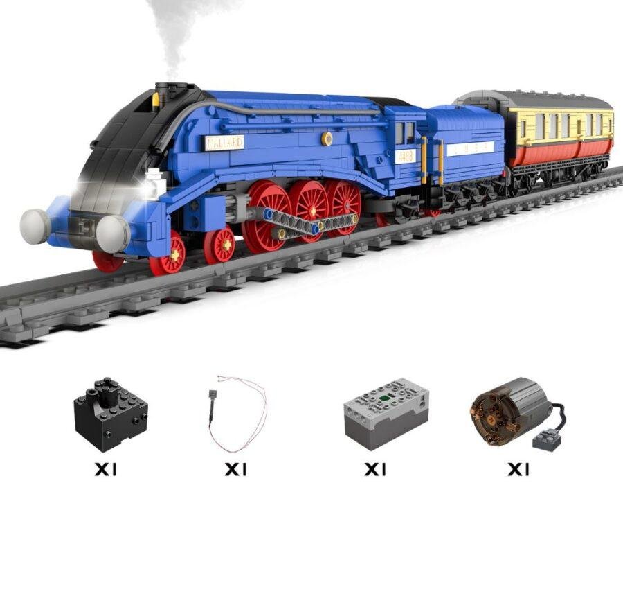 JMB brick set World Railway Class A4 Pacific Mallard RC model 51101 - product main img 3