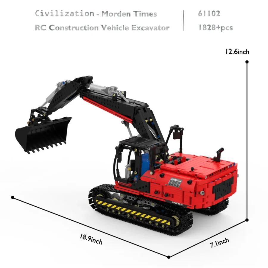 JMBricklayer RC Excavator 61102 (4)