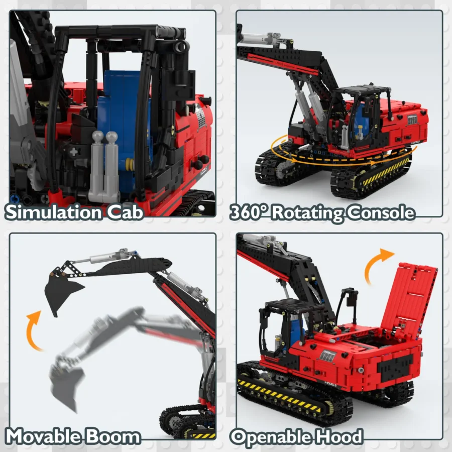 JMBricklayer RC Excavator 61102 (5)