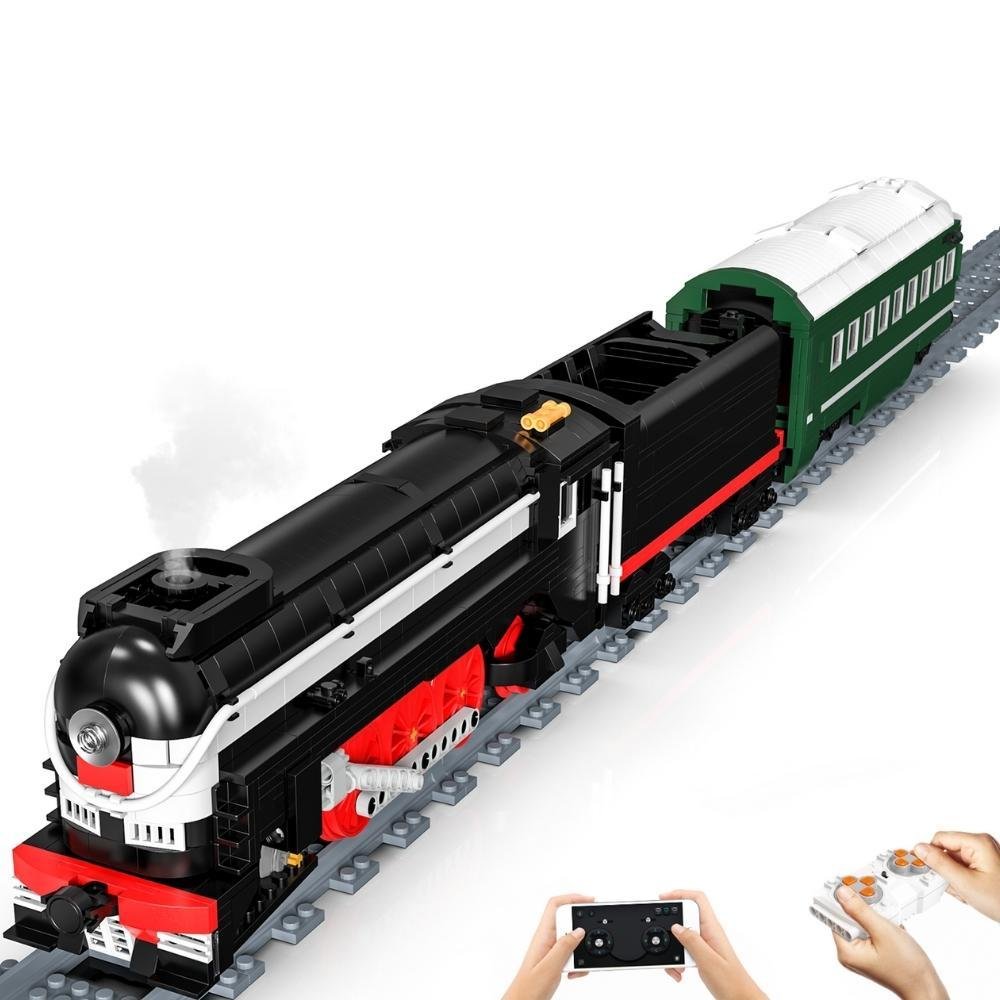  JMBricklayer Steam Train Building Blocks Sets for Adult, Remote  Control Train Model with Tracks, Class A4 Pacifics Mallard Large Train Set  Display, Ideal Gifts for Train Lovers(2139 Pieces) : Toys 