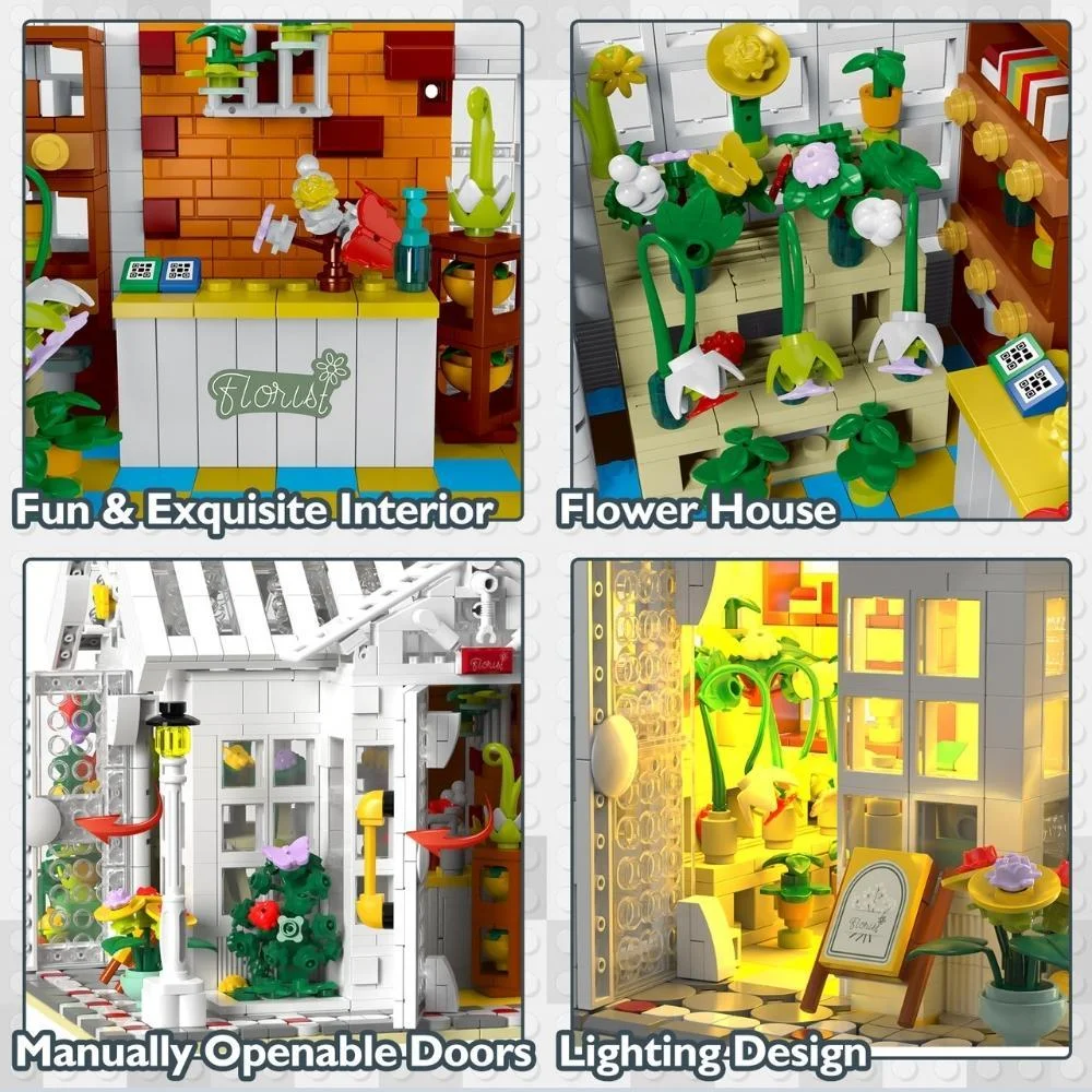 Flower Shop 21101 | JMBricklayer Building Toys Shop