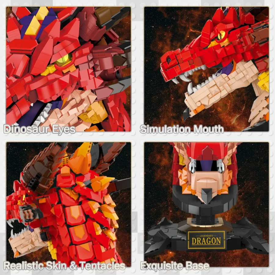 JMBricklayer Dragon Loong Head 70105 (5)