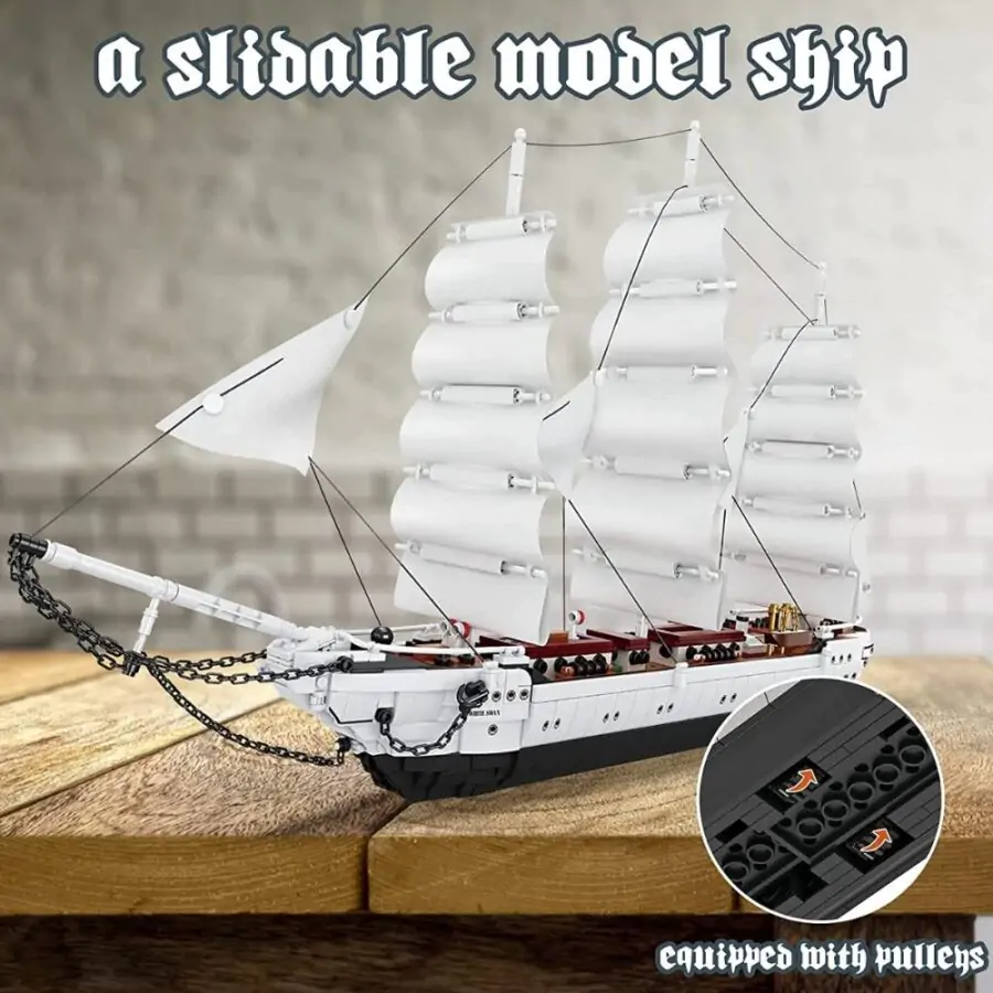 JMBricklayer JMB The White Swan Ship 40104 - 5