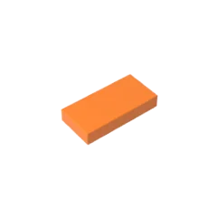 JMBricklayer JMB--Tile 1x2 Yellow Orange021