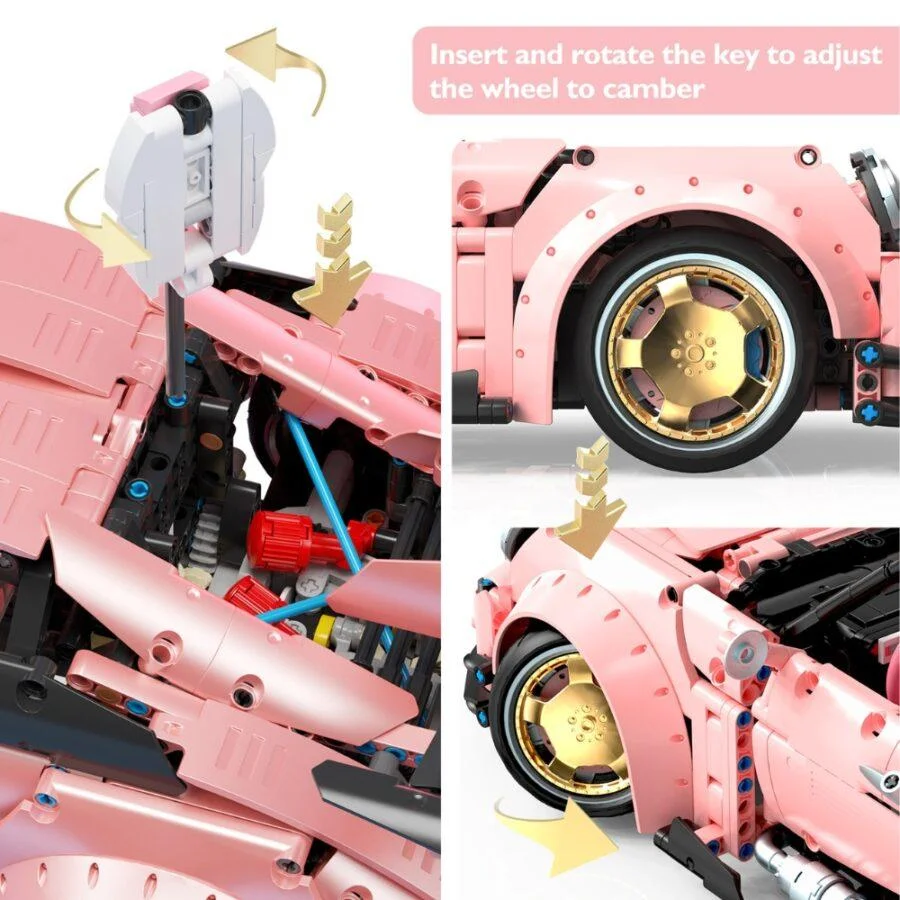 JMBricklayer JMB Porsche RWB 911 Pink 60129 - products img 5