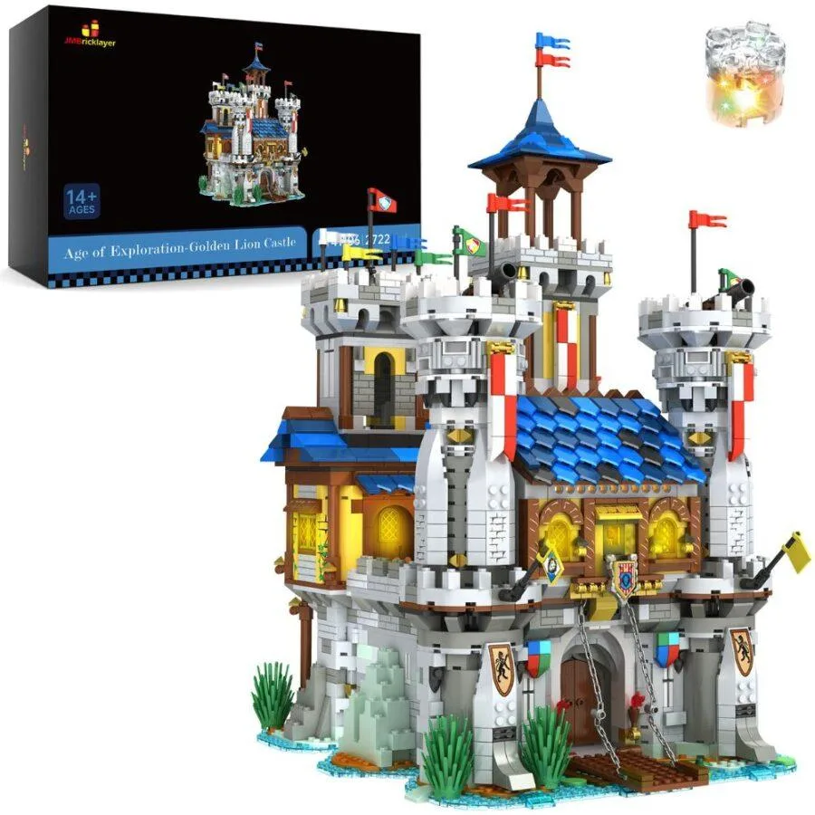 JMBricklayer lego-compatible brick set toy -Medieval Golden Lion Castle 41106 product IMG1