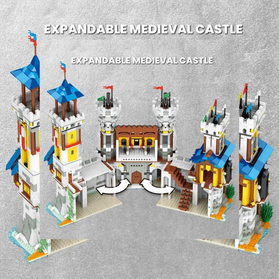 JMBricklayer lego-compatible brick set toy -Medieval Golden Lion Castle 41106 product IMG4