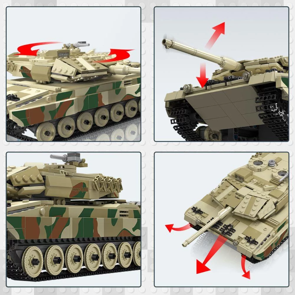 Tank Set Blocks (LEGO Compatible)