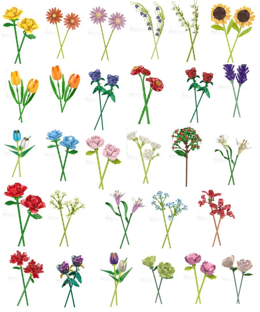 Flower Sets-2 Pack，27 Variety