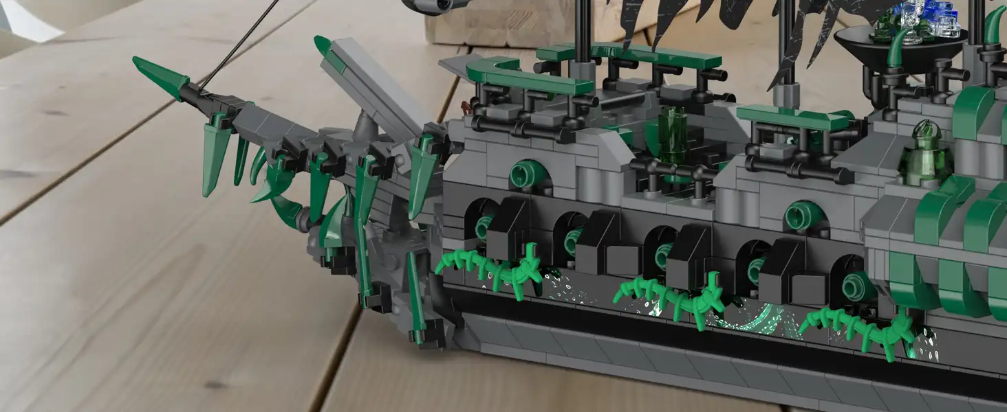 the cannons of the jmbricklayer Ghost Ship The Flying Dutchman 40001