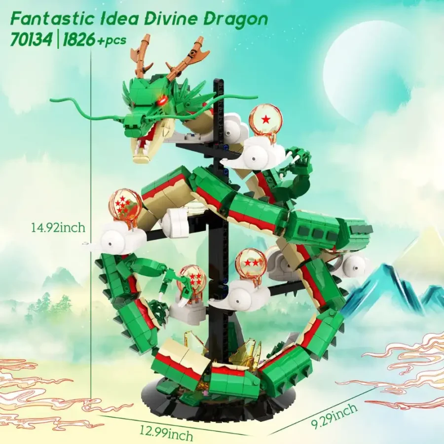 JMBricklayer Divine Dragon 70134 Brick Toys Set IMG2