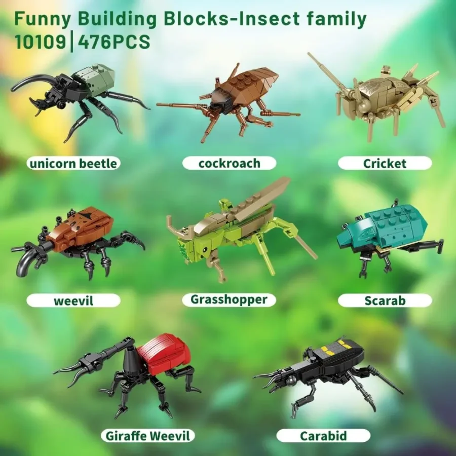 JMBricklayer Funny Building Blocks-Insect family 10109 Brick Toys Set IMG4