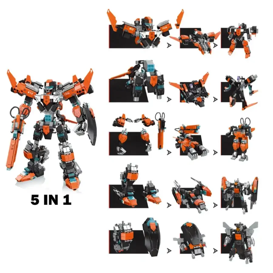 JMBricklayer Mecha Titan Knight 70130 Brick Toys Set IMG3