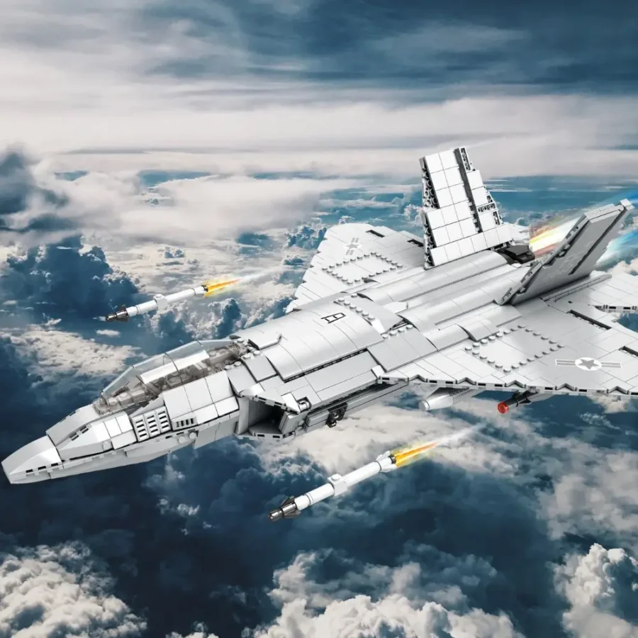 JMBricklayer Military World-F-22 Raptor Fighter 60003 Brick Toys Set IMG3