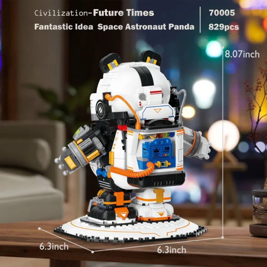 JMBricklayer Space Astronaut Panda 70005 Brick Toy IMG2