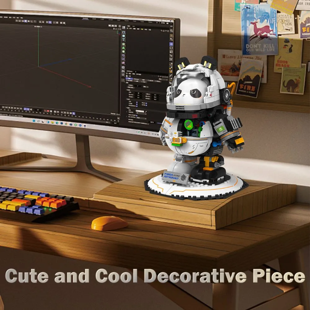 Space Astronaut Panda 70005 - JMBricklayer Building Toys Shop