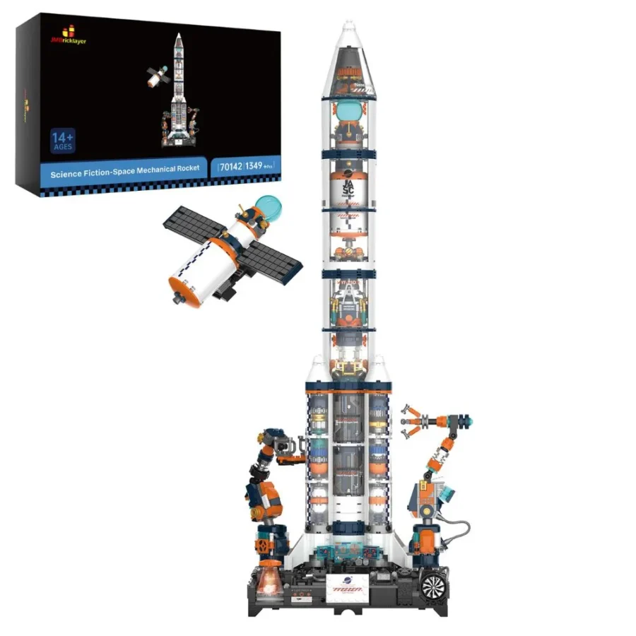 JMBricklayer Space Mechanical Rocket 70142 Brick toys IMG1