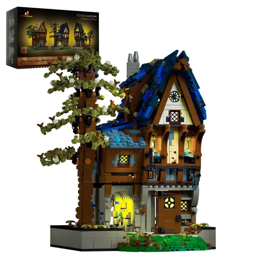 JMBricklayer Medieval-Magician's House 30123 Brick Toy IMG1