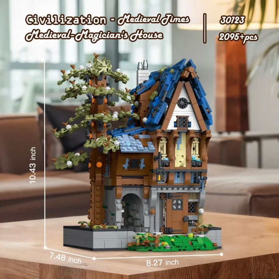 JMBricklayer Medieval-Magician's House 30123 Brick Toy IMG5