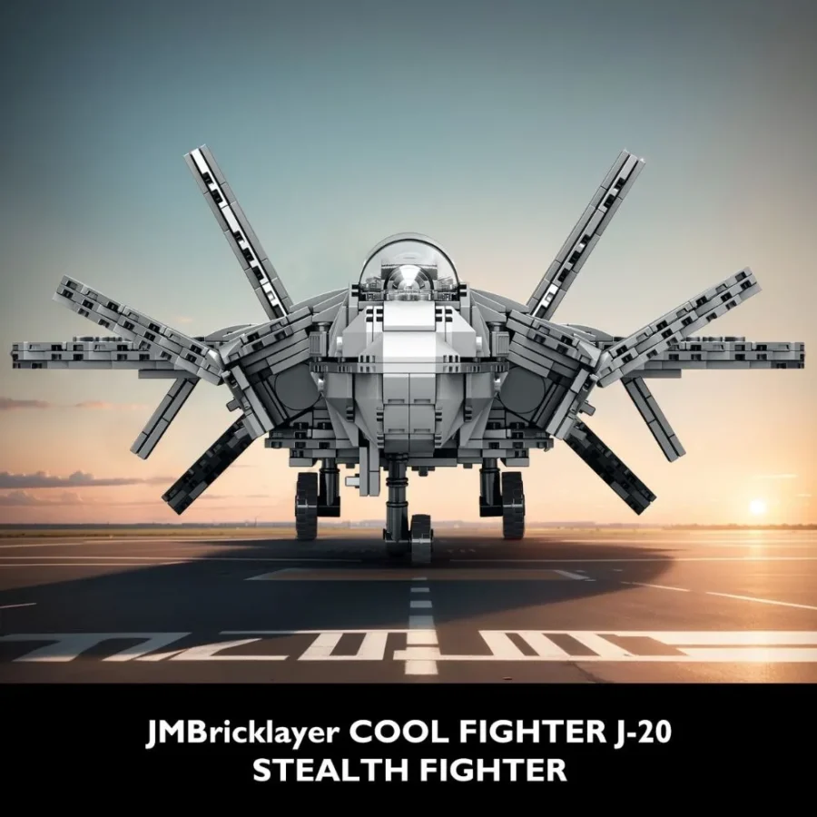 JMBricklayer J-20 Stealth Fighter 60010 Brick Toy IMG3