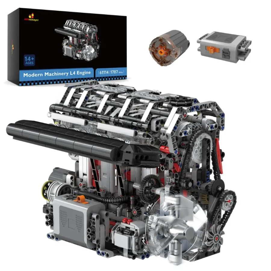 JMBricklayer Machinery L4 Engine 61114 Brick Toy IMG1
