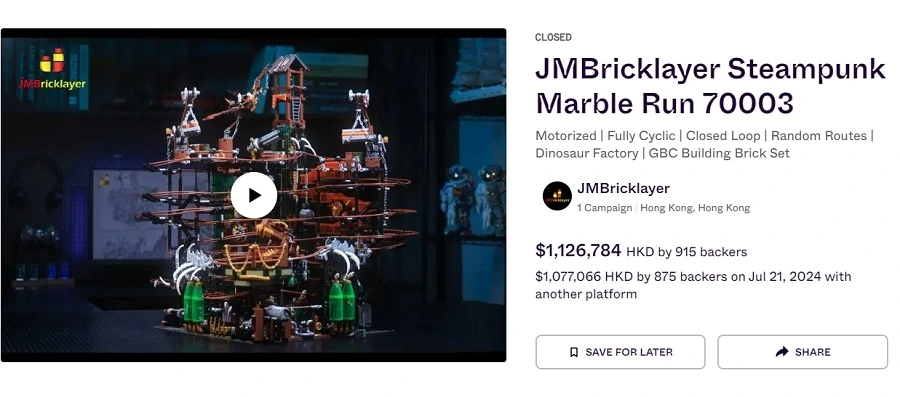 marble run 70003 on Indiegogo