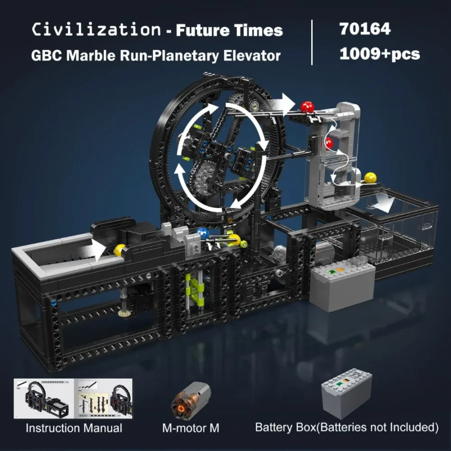 JMBricklayer GBC Marble Run-Planetary Elevator 70164 Brick Toy IMG4