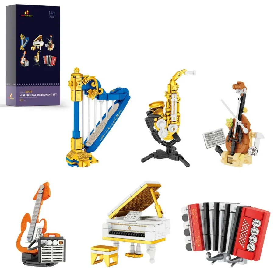 JMBricklayer Mini Musical Instrument Set 20139 Brick Toy IMG1