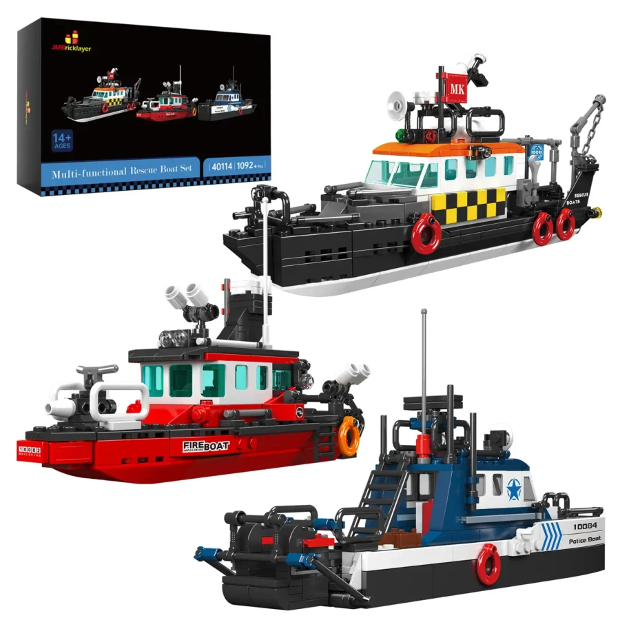 JMBricklayer 3 in 1 Sea Rescue Ship Set 40114 (1)