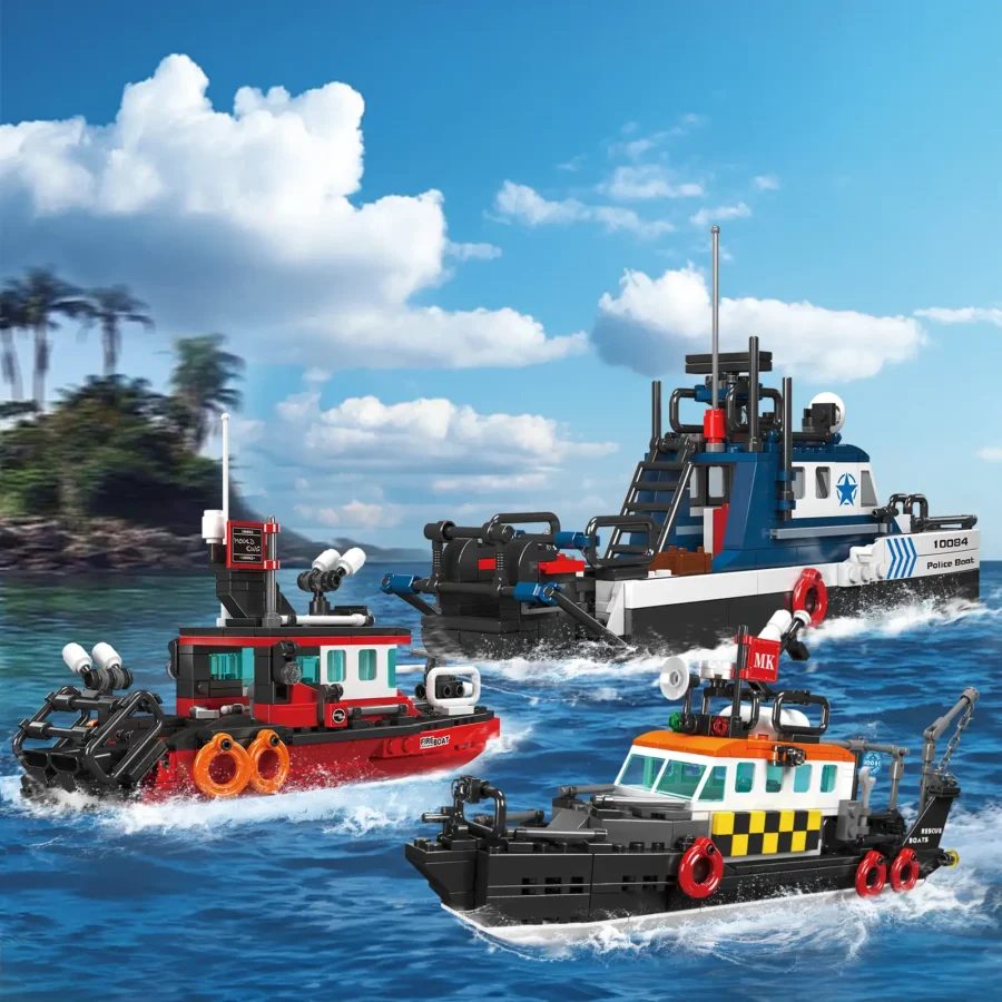 JMBricklayer 3 in 1 Sea Rescue Ship Set 40114 (2)