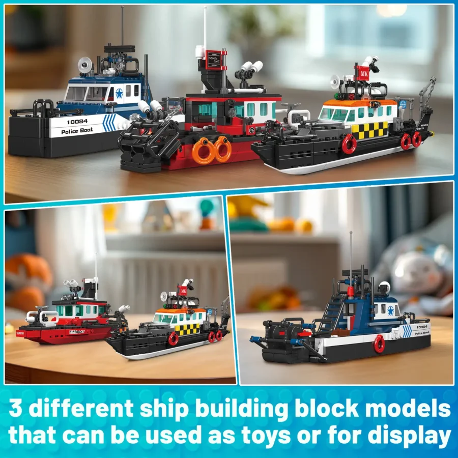 JMBricklayer 3 in 1 Sea Rescue Ship Set 40114 (6)