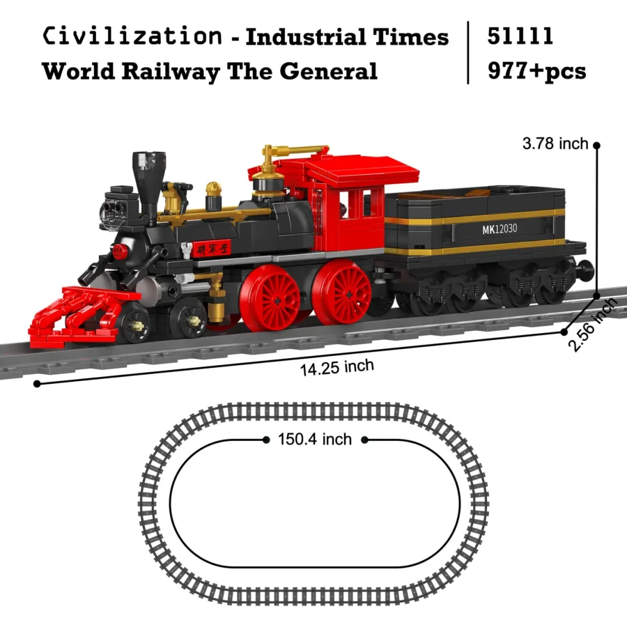 JMBricklayer World Railway The General 51111 (2)